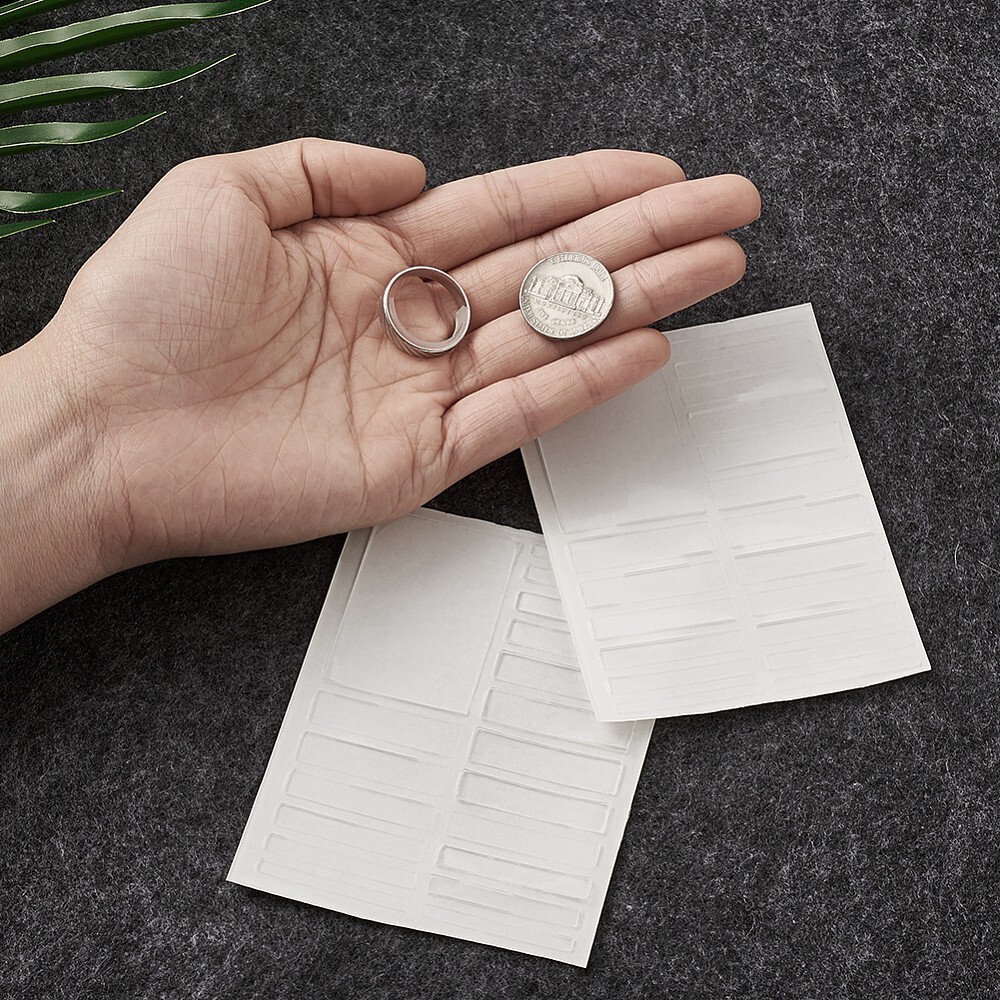 19Pcs Invisible Ring Adjuster-Assorted Sizes Ring Reducer Spacer Ring Guard A3