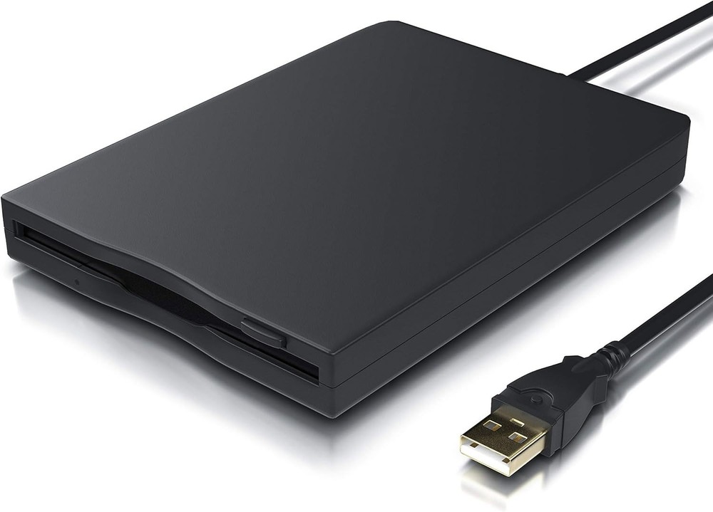 External USB Floppy Drive for Easy File Retrieval - Ideal for Nostalgic Data