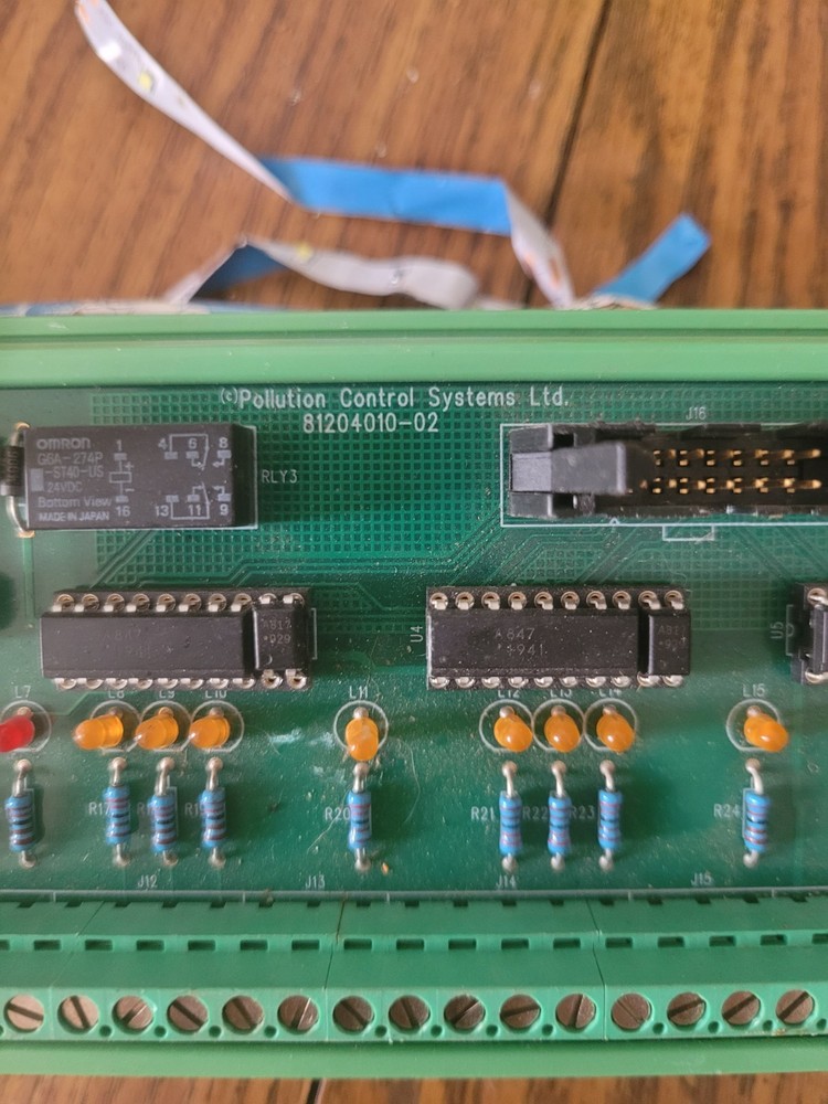 pollution control systems ltd electrical board 81204010-02