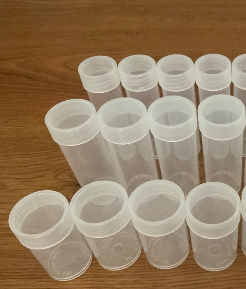 12 New Mixed Round Coin Tubes for Small Dollar, Quarter, Penny , Made in USA