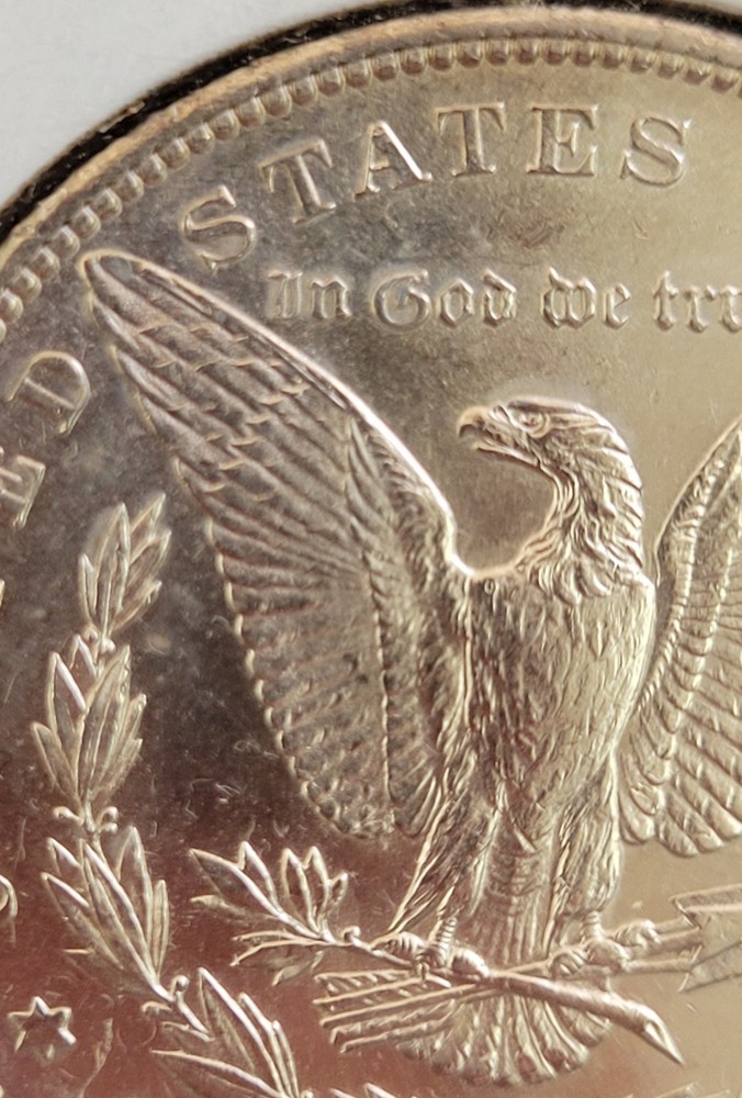 1890 S Morgan Silver Dollar UNC