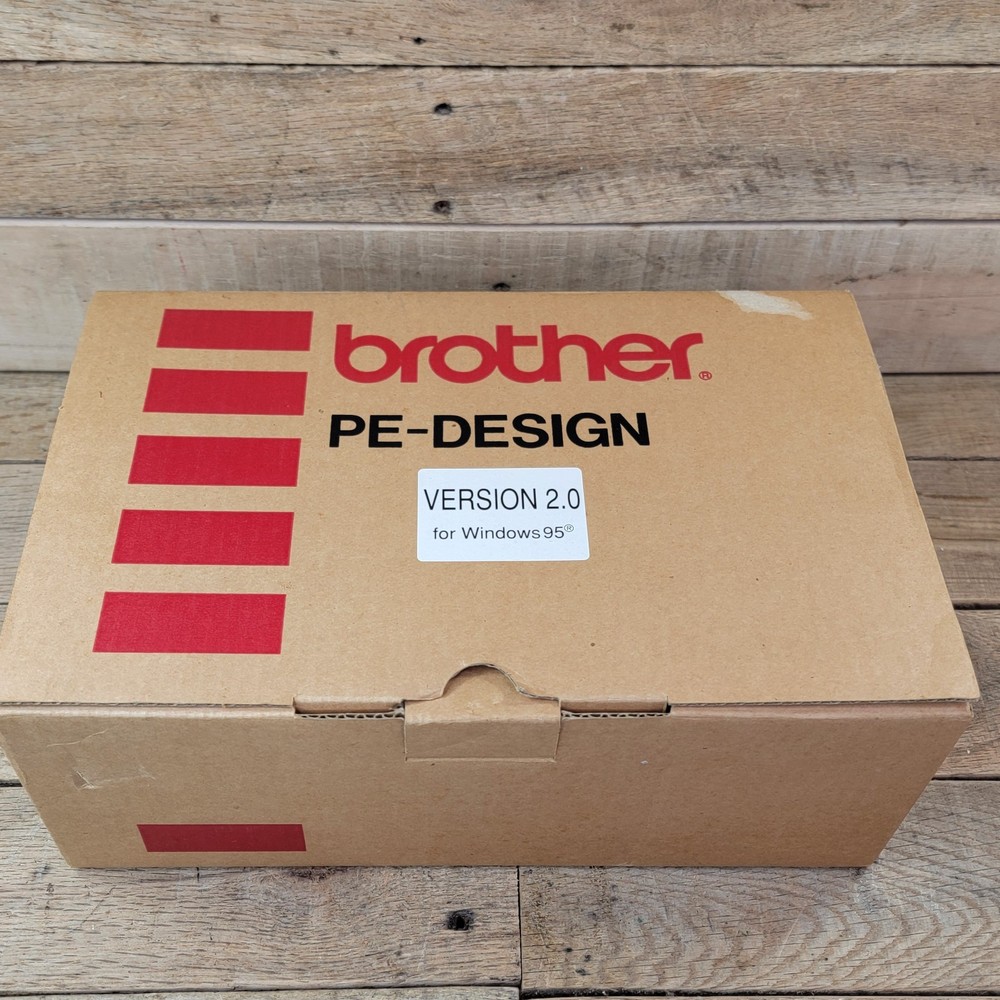 VTG Brother PE-Design Version 2.0 Embroidery Software Windows 95 NEW