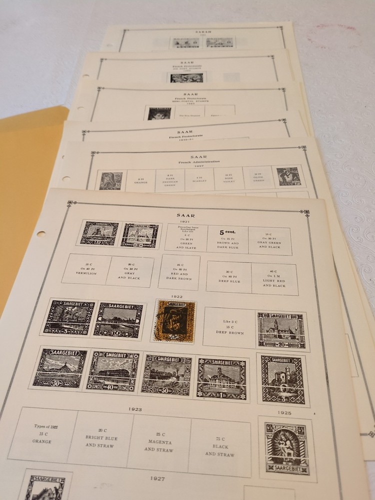 APC Z6440 Scott International pages SAAR and SABA 1921 1971