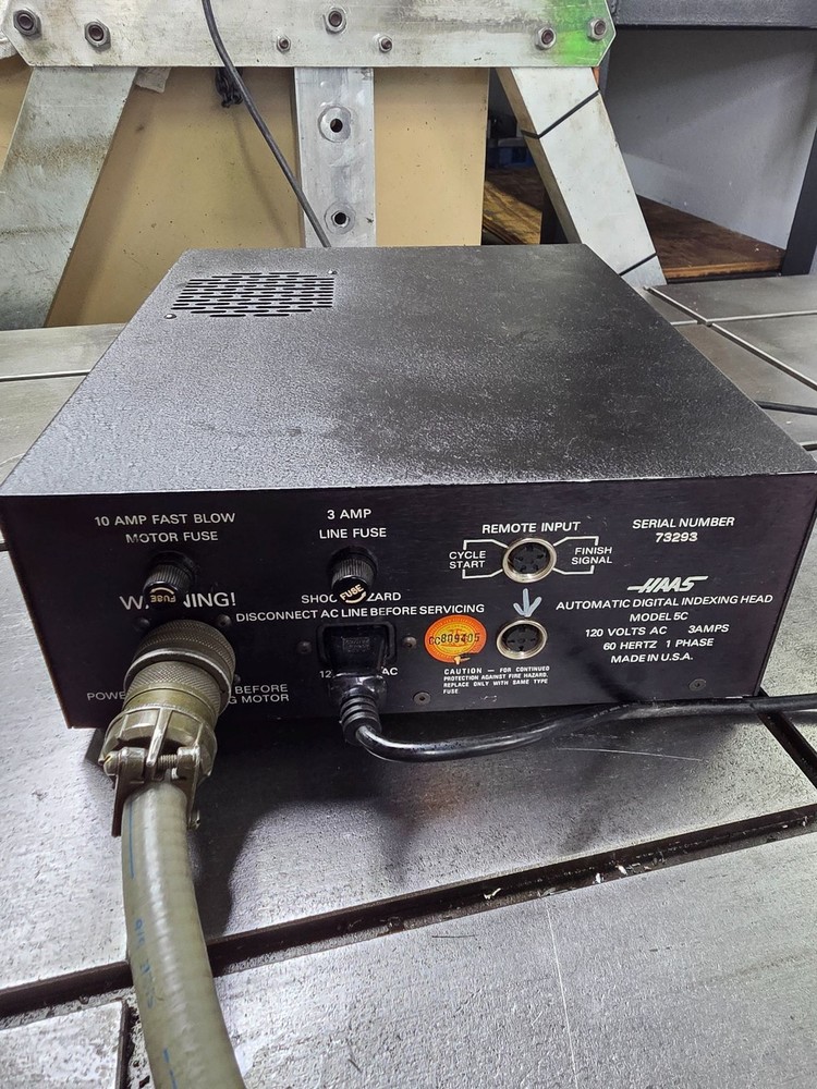 HAAS 8” CNC Rotary Table 4th Axis Type With Control USA #8211