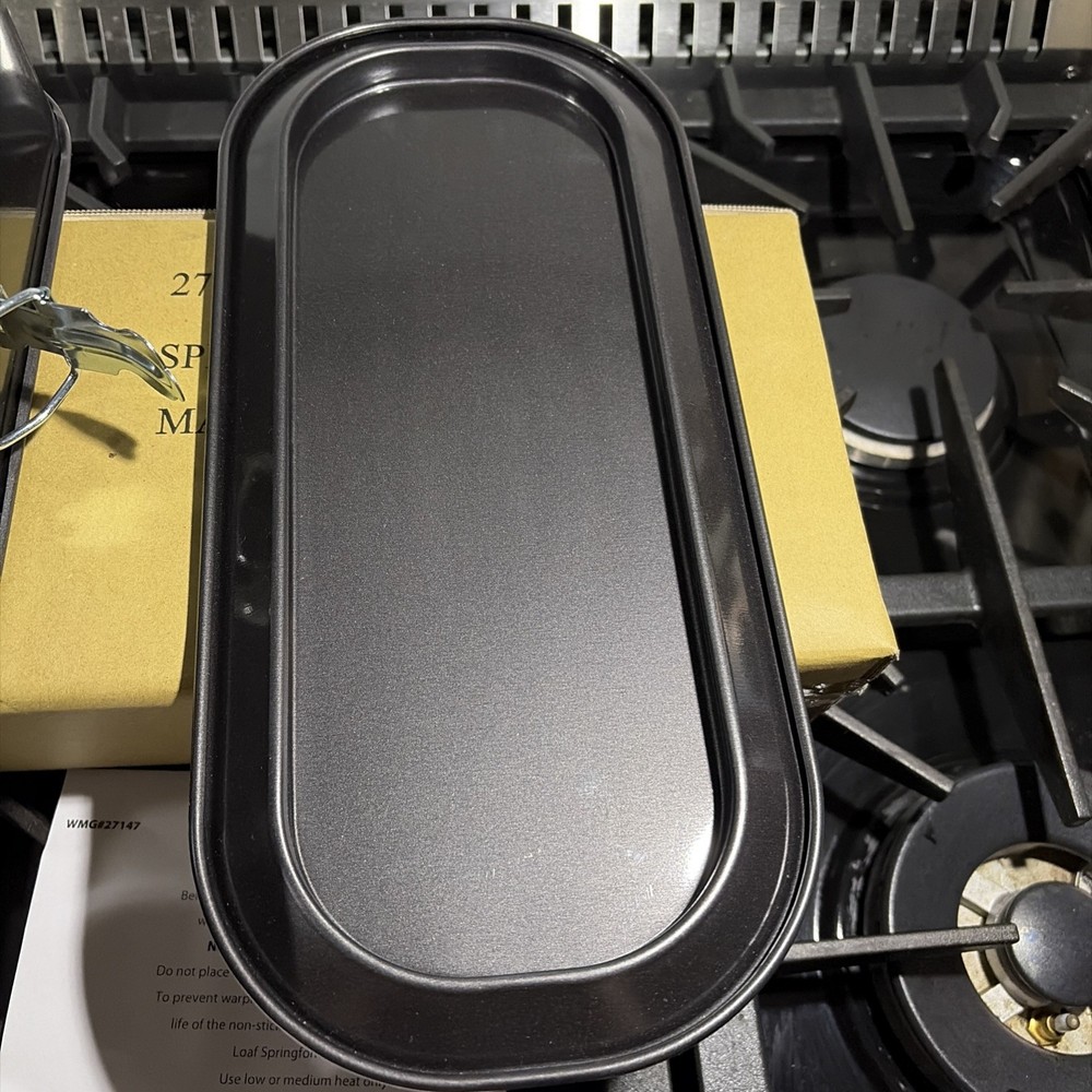 12'' Nonstick Loaf Pan Springform Pan Bread Cake Mold Baking Pan Oval Bakeware