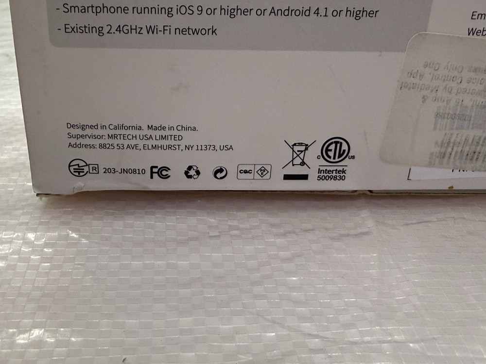 meross Smart Wi-Fi Plug Mini MSS110 US White Wireless App-Controlled 4 Pack