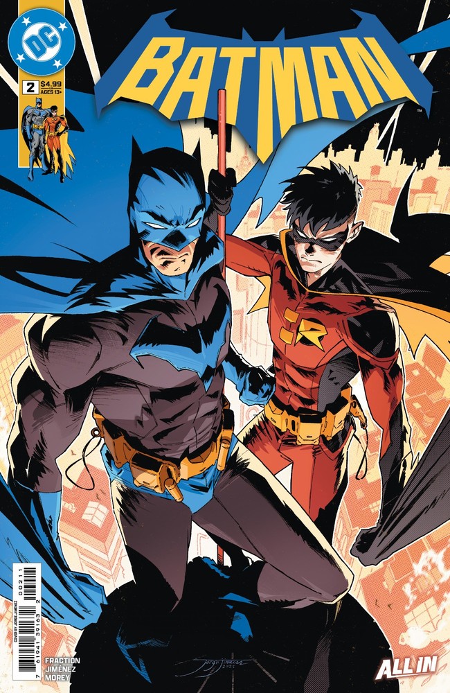 BATMAN #2 (JORGE JIMENEZ MAIN/FOIL VARIANT SET)(2025) COMIC BOOK ~ DC COMICS