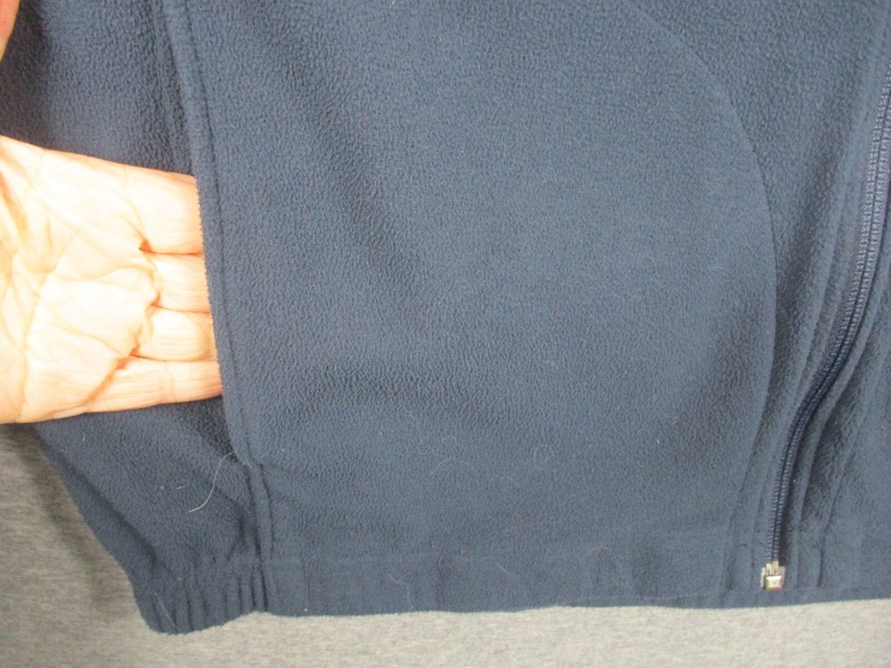 Nike Golf Mens Jacket Medium Blue Fleece Co Branded