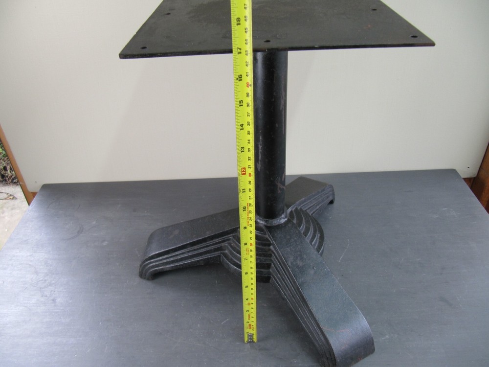 Art Deco Gueridon Table Cast Iron Bistro Table Tripod Base