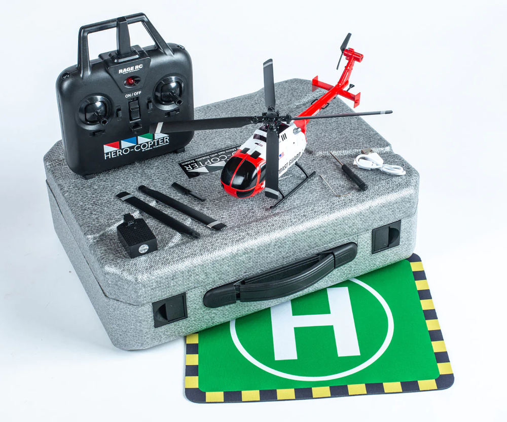 Rage RC 4-Blade Coast Guard RTF Helicopter RGR6050