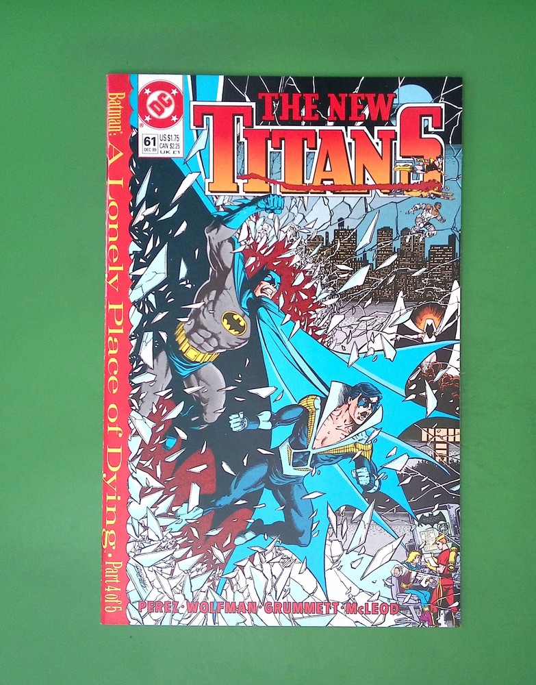 New Titans #61 1989 DC Comics High Grade Comic Book V54-93