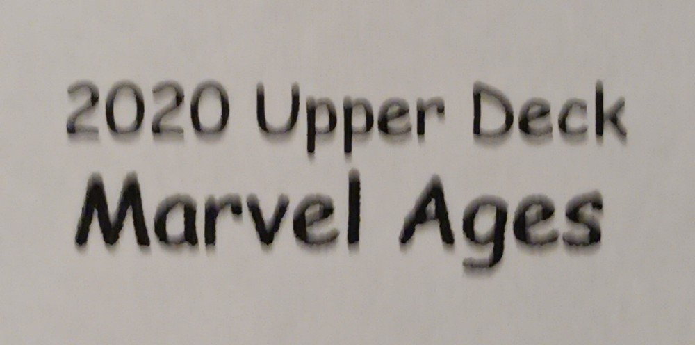 2020 UD Marvel Ages Trading Foil Board 269 Beast