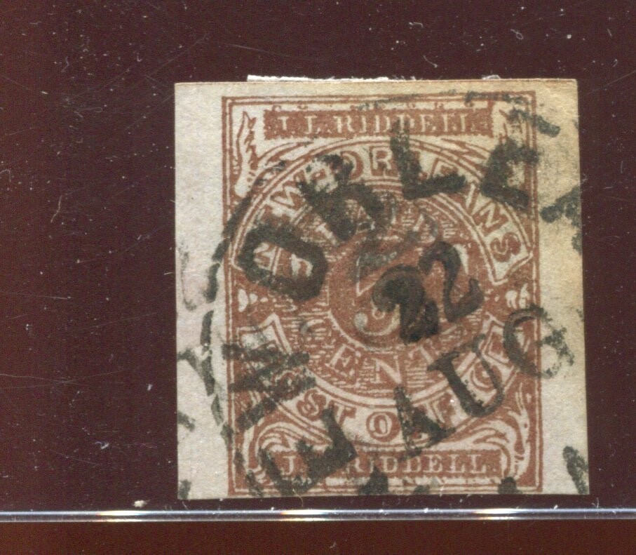 62X4 Confederate States New Orleans Provisional Used Stamp BX6226