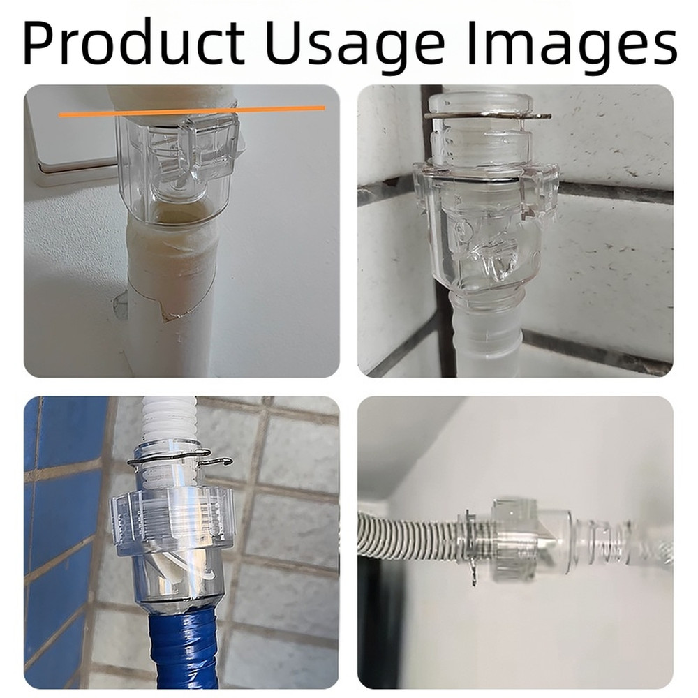 PVC One Way Check Valve for AC Drain Pipe with Easy Installation Design