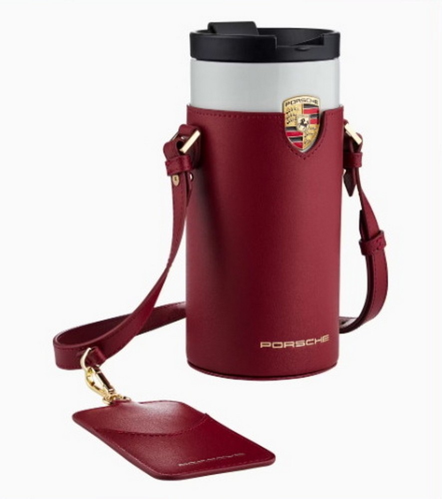 Porsche Cup Holder Shoulder Bag Red