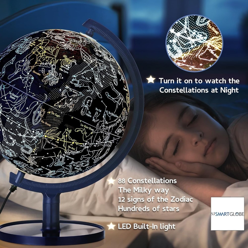 Globo Interactivo 10'' Infantil STEM con LED y App