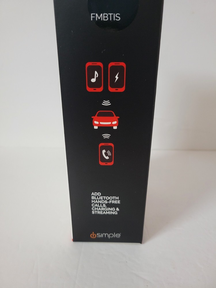 iSimple Bluetooth 5.0 FM Transmitter w/ Expandable Arm. Music Streaming, Calling