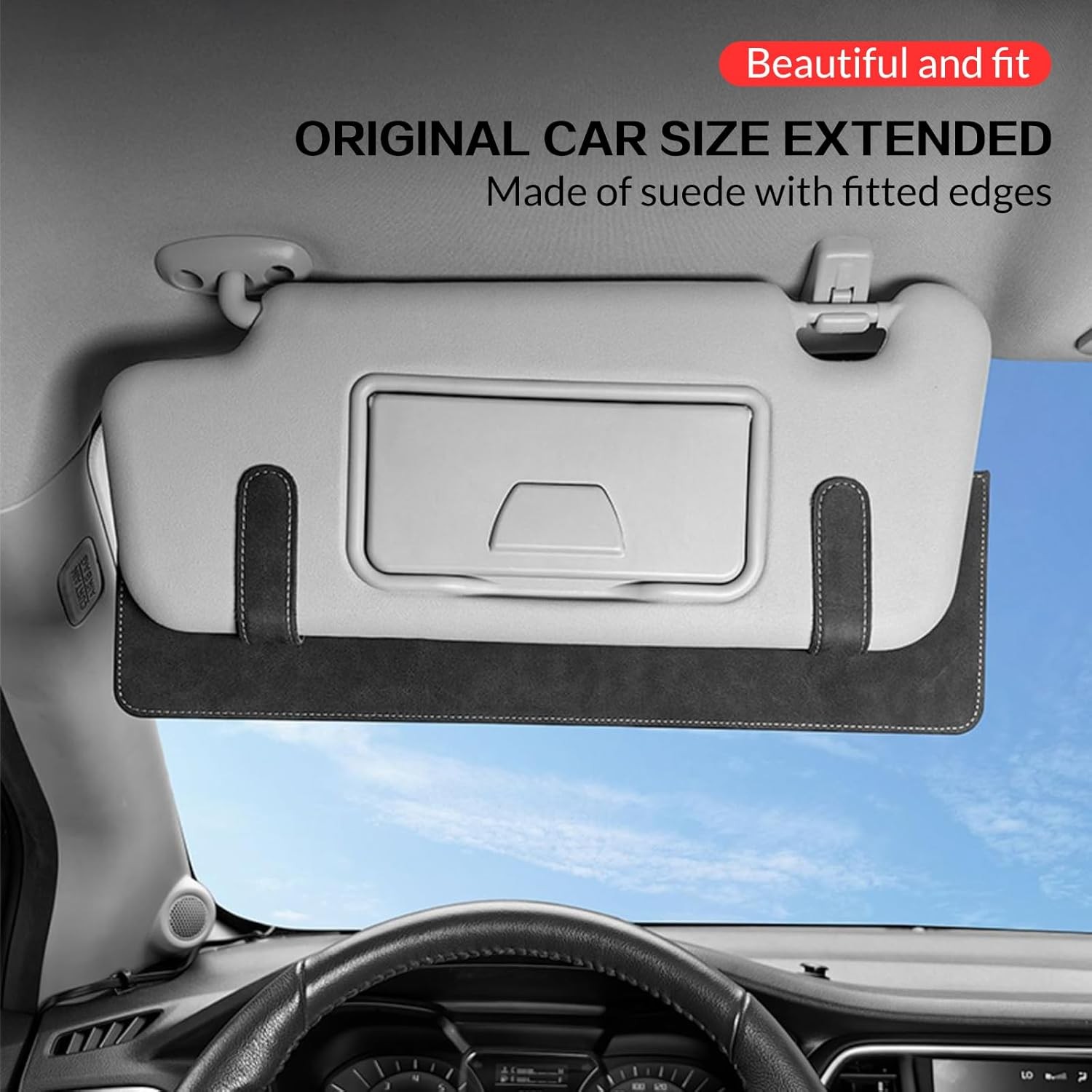 Sun Visor Extender for Car Anti-glare Sunvisor Extension Shade Adjustable