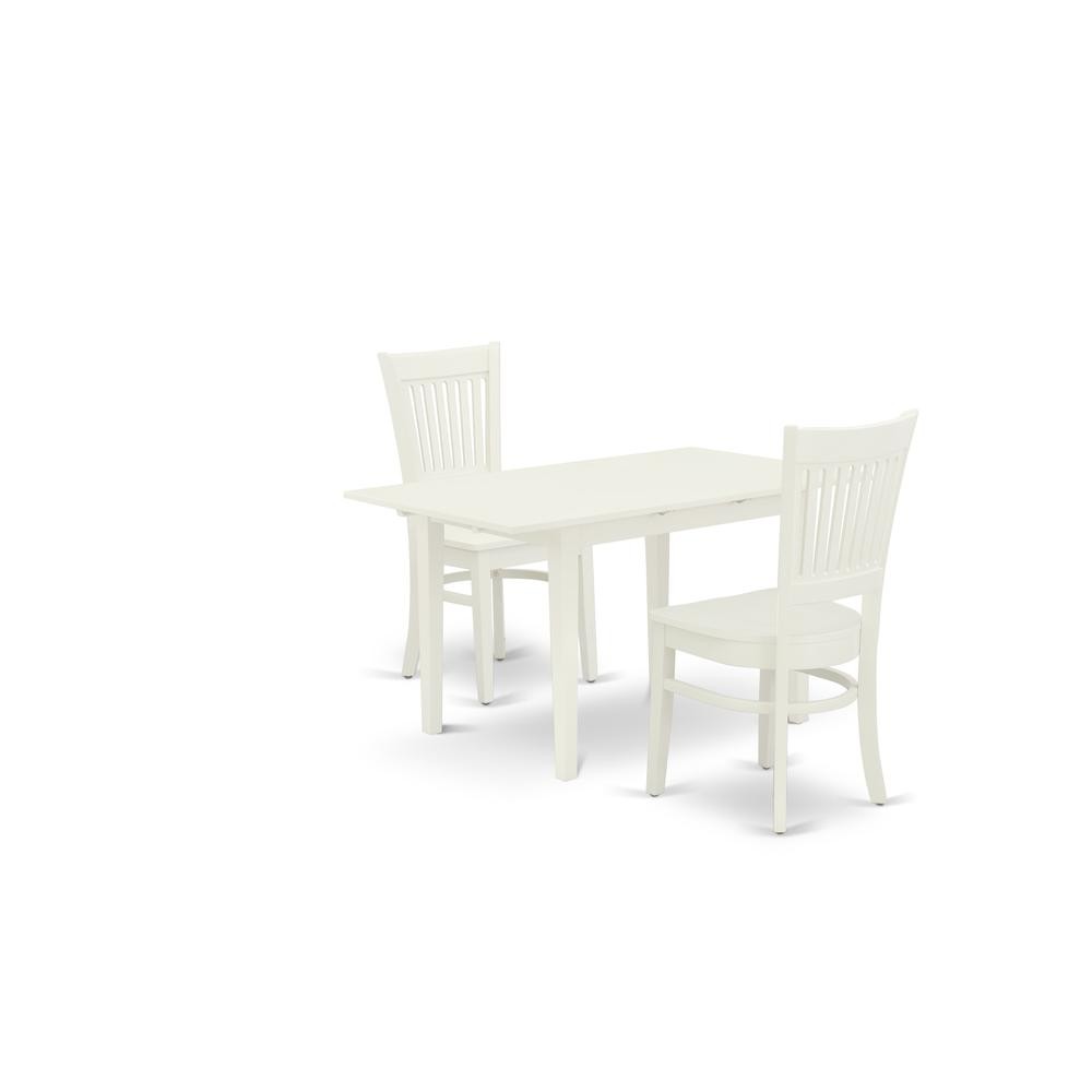 Dining Table- Dining Chairs, NFVA3-LWH-W