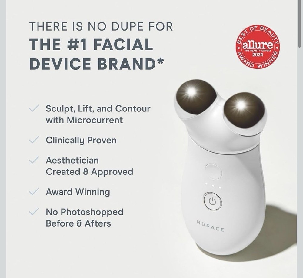 NuFACE Trinity Plus Microcurrent Facial Toning Device