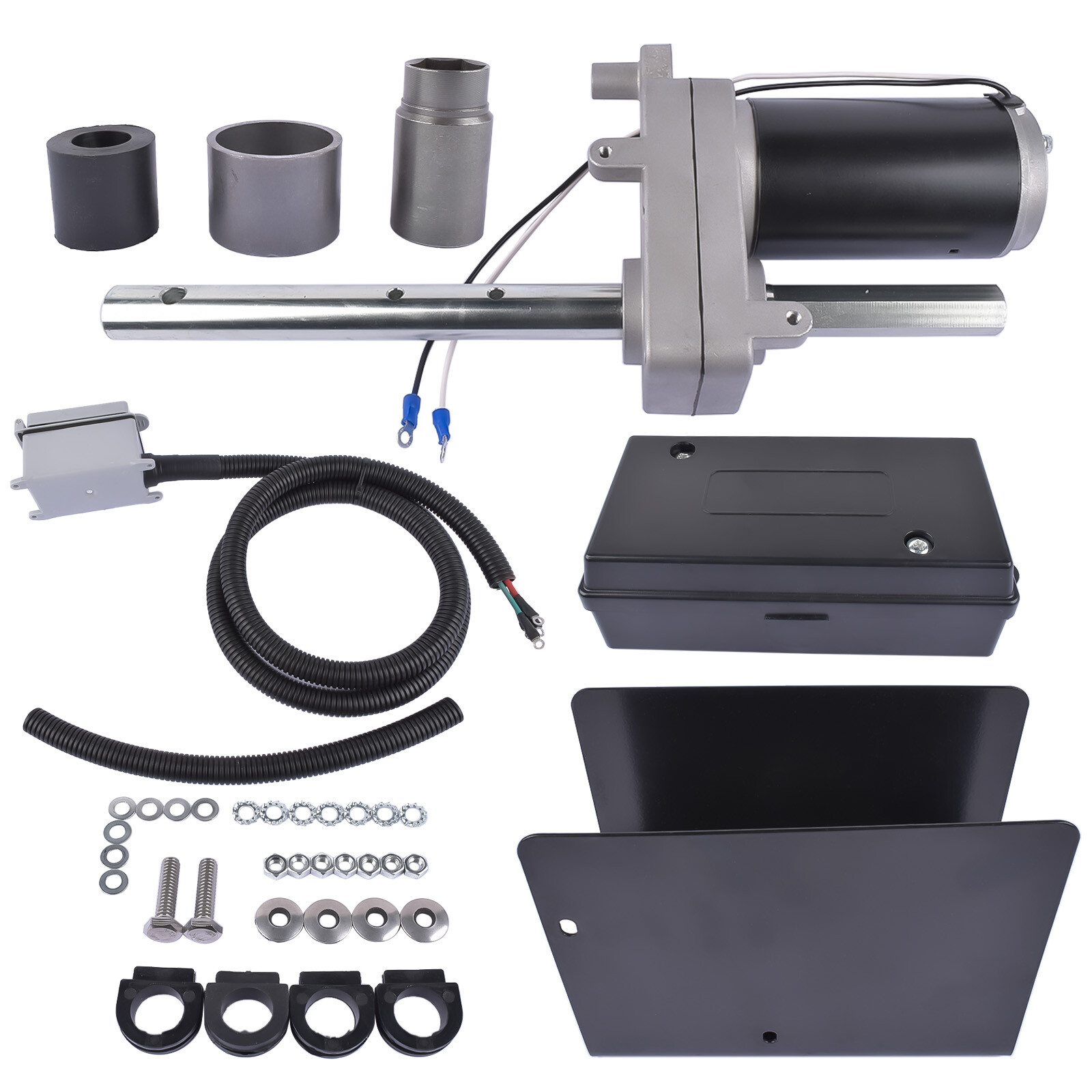 12,000 lbs Electric Powered-Drive Trailer Jack Kit Fits for Single Speed Jacks