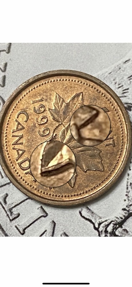 ERROR 1 CENT CANADA 1999