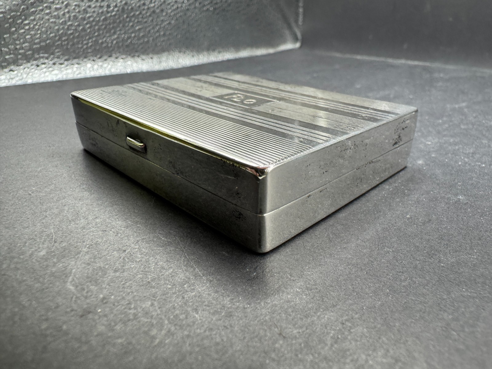 Vintage Tiffany & Co. Sterling Silver 925 Cigarette Case W/ Monogram 2.92"x2.23"