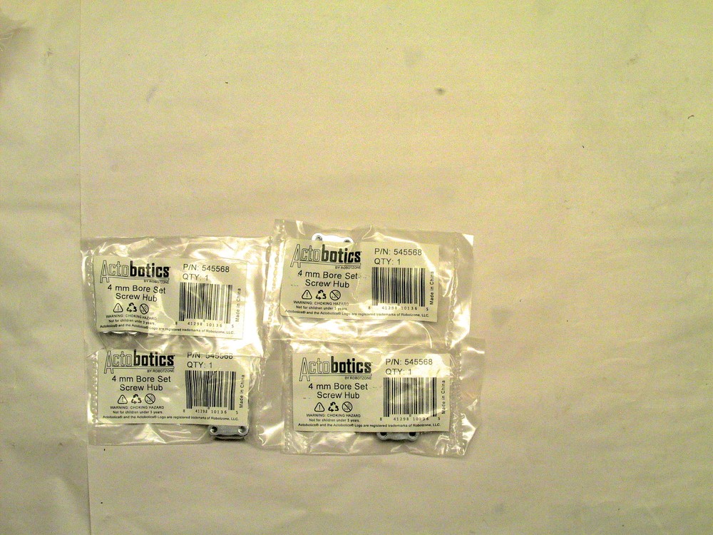 ActoBotics 4mm (0.770") Set Screw Hub 545568