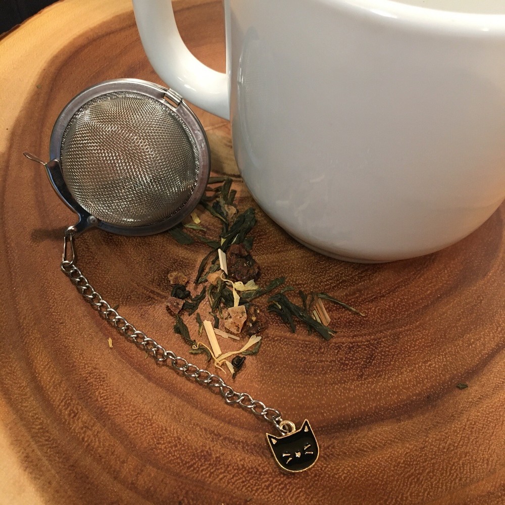 Black Cat Charm Tea Infuser
