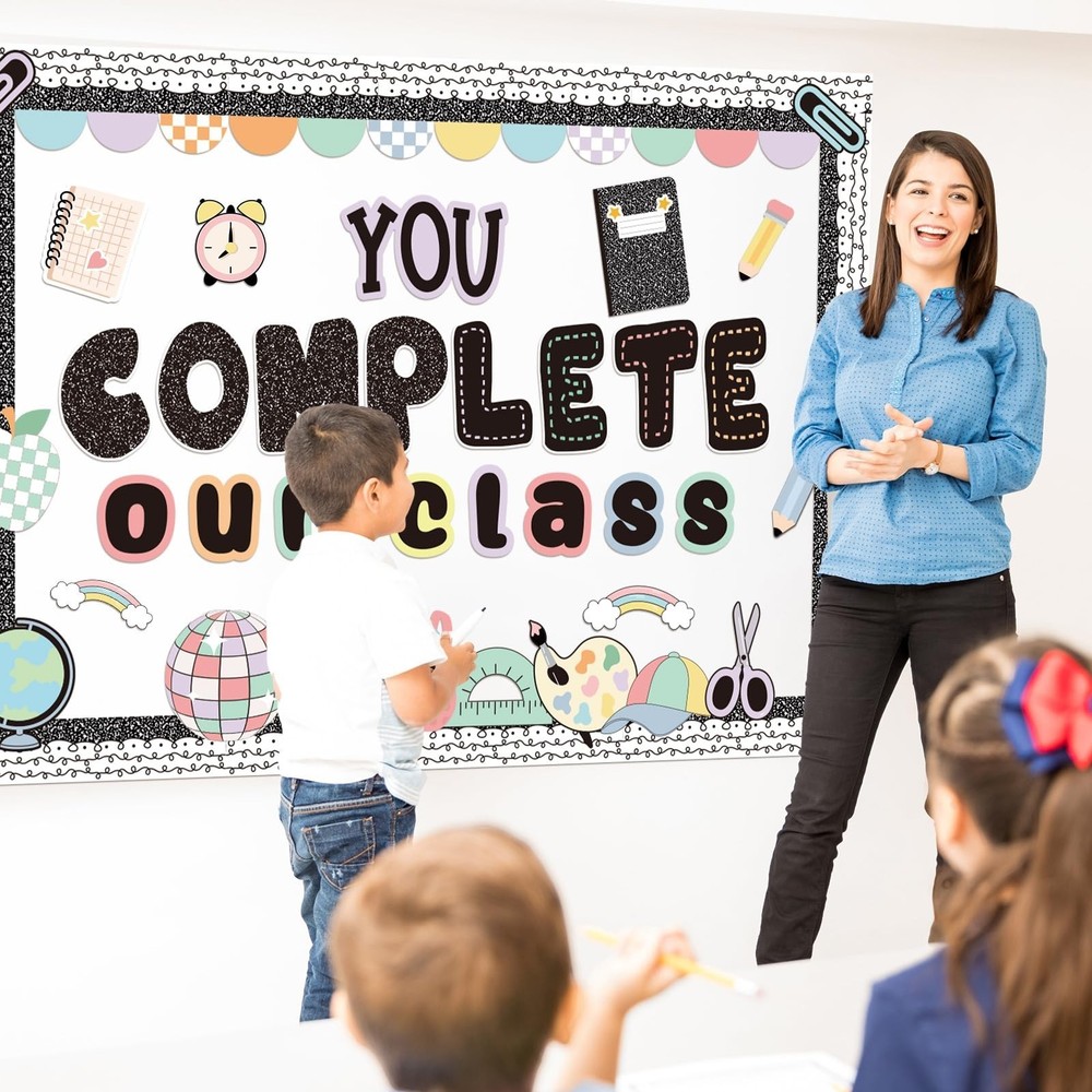 Mooliwe 91 Pcs Composition Notebook Classroom Decor Welcome Back to School Bu...