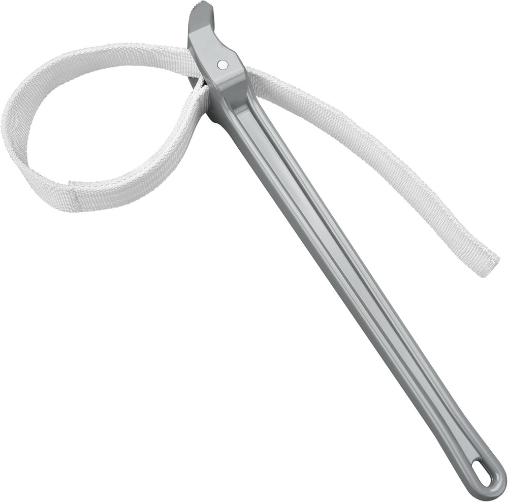Strap Wrench, 18-Inch Handle Adjustable Strap Wrench, Nylon Strap Pipe Wrench...
