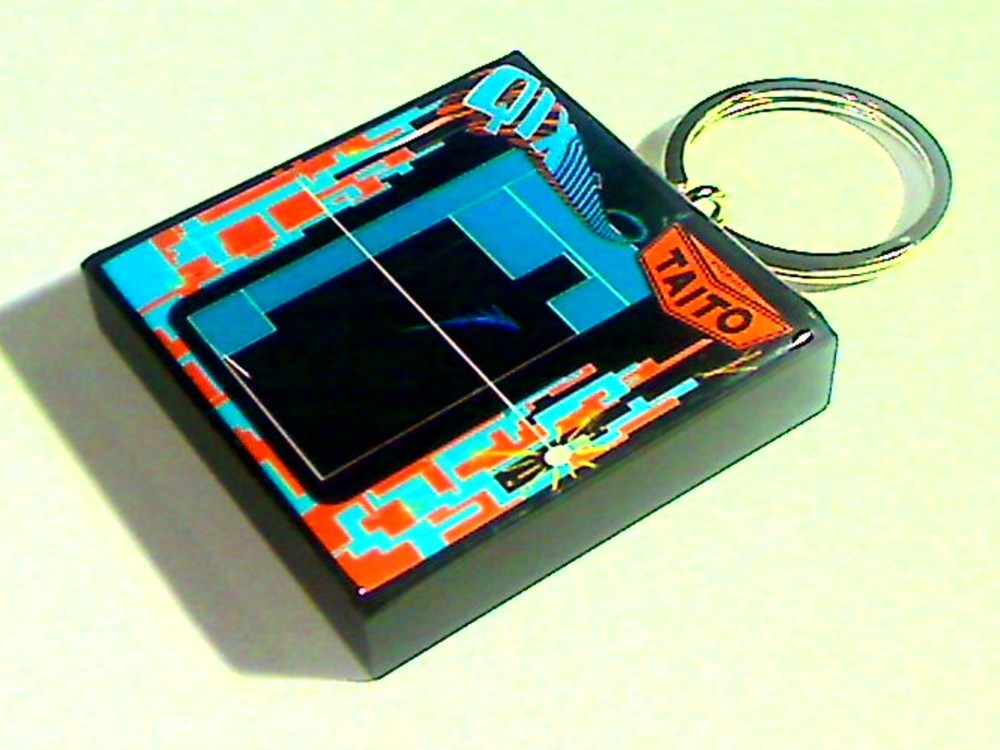 QIX Arcade Coin Door accessory Keychain
