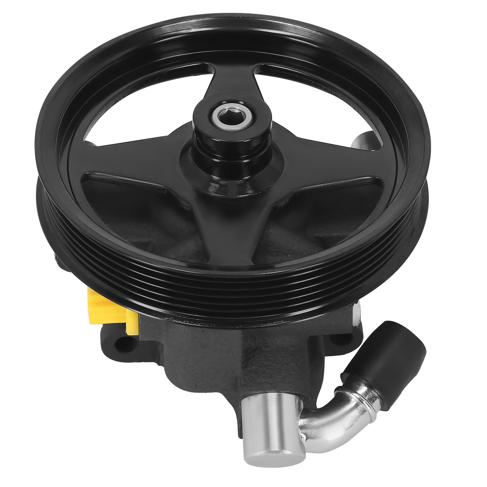 Power Steering Pump w/ Pulley For Ford F-150 2004 F-150 V8 4.6L 5.4L 2005-2008