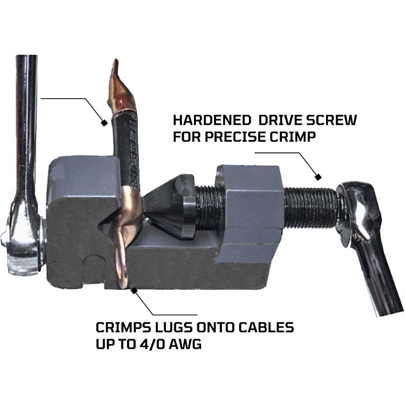 B7946 3-Point Mini Wire & Cable Crimper