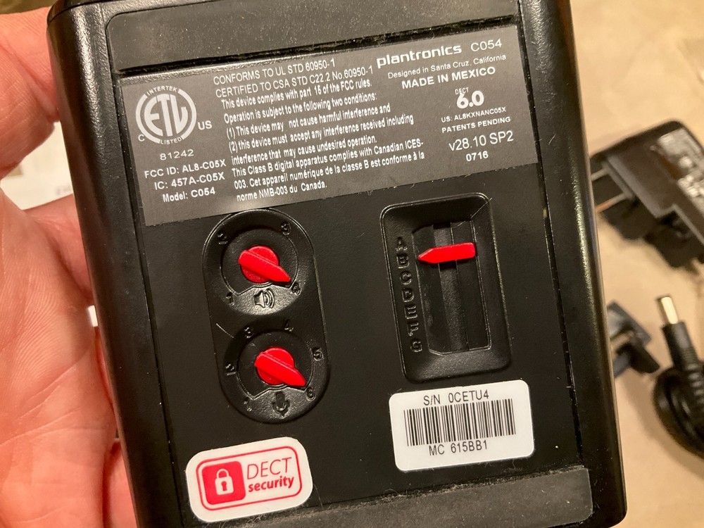 Plantronics CS540 Wireless Telephone Headset System