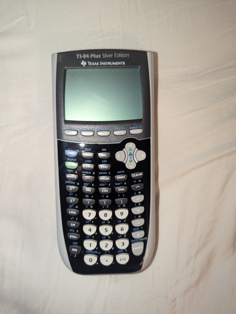 Texas Instruments TI-84 Plus Graphing Calculator - Black (Tested Works)
