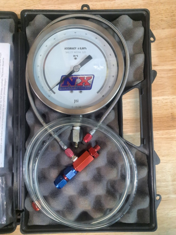 Nitrous Express Master Flo-Check Pro Kit (6 Certified Gauge & Molded Case)