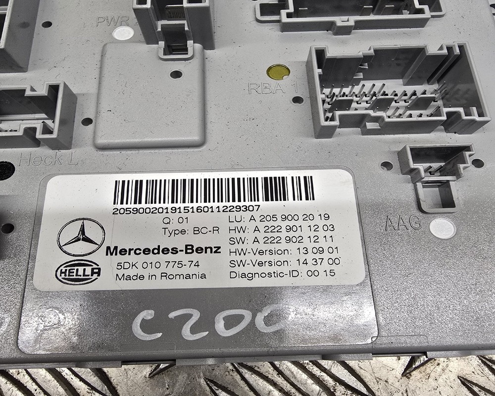 Mercedes C200 2016-2018 SAM Control Module 1