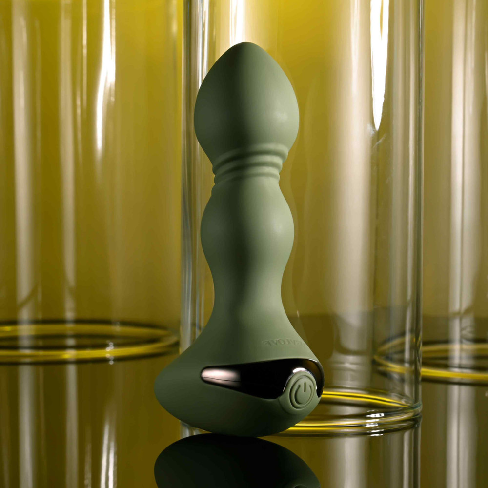 Rechargeable Tapered Tip Silicone Butt Plug Multi-speed Vibrating Anal Probe