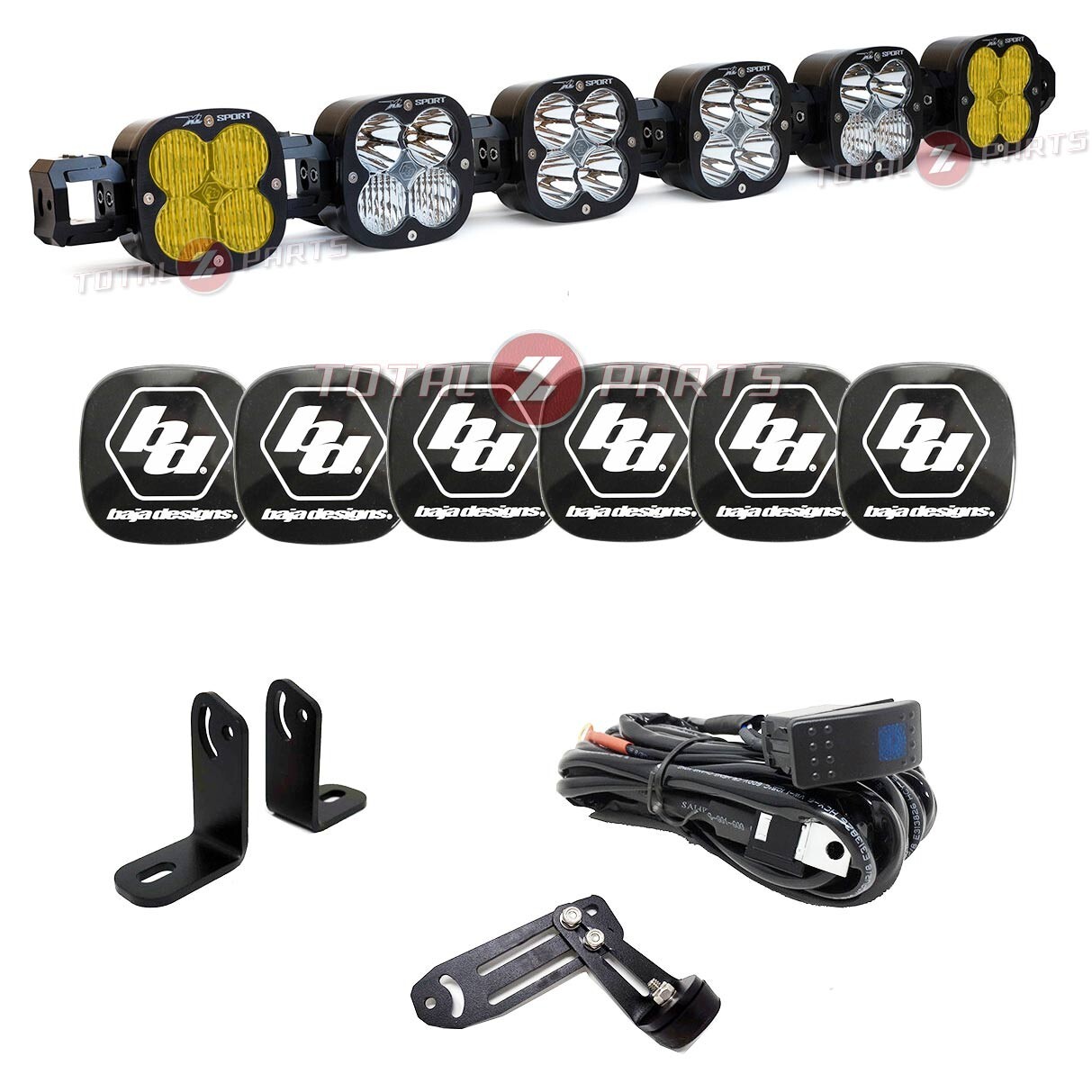 Baja Designs XL Linkable Roof Amber/Clear Light Bar for RZR Pro XP / RZR Turbo R