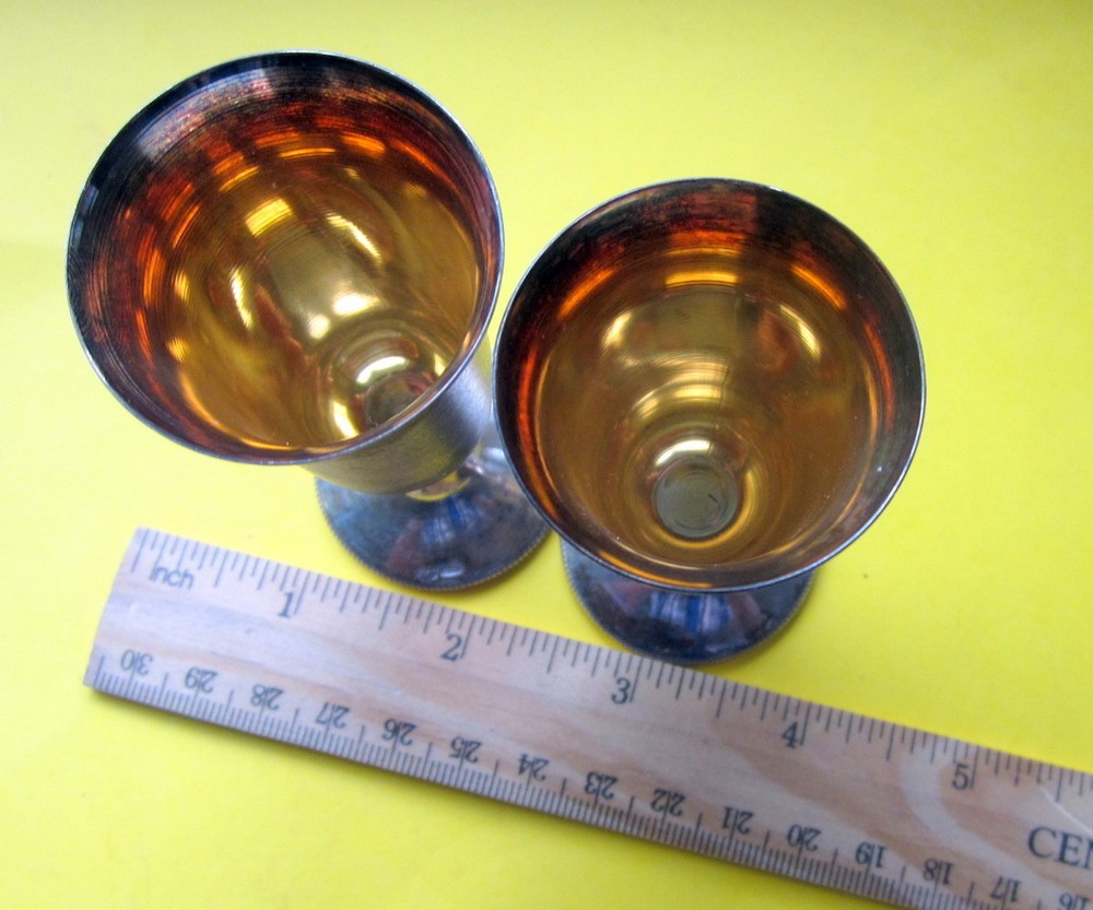 Russian Silver Vodka Cup 916"( 2 pieces) 89 gr.