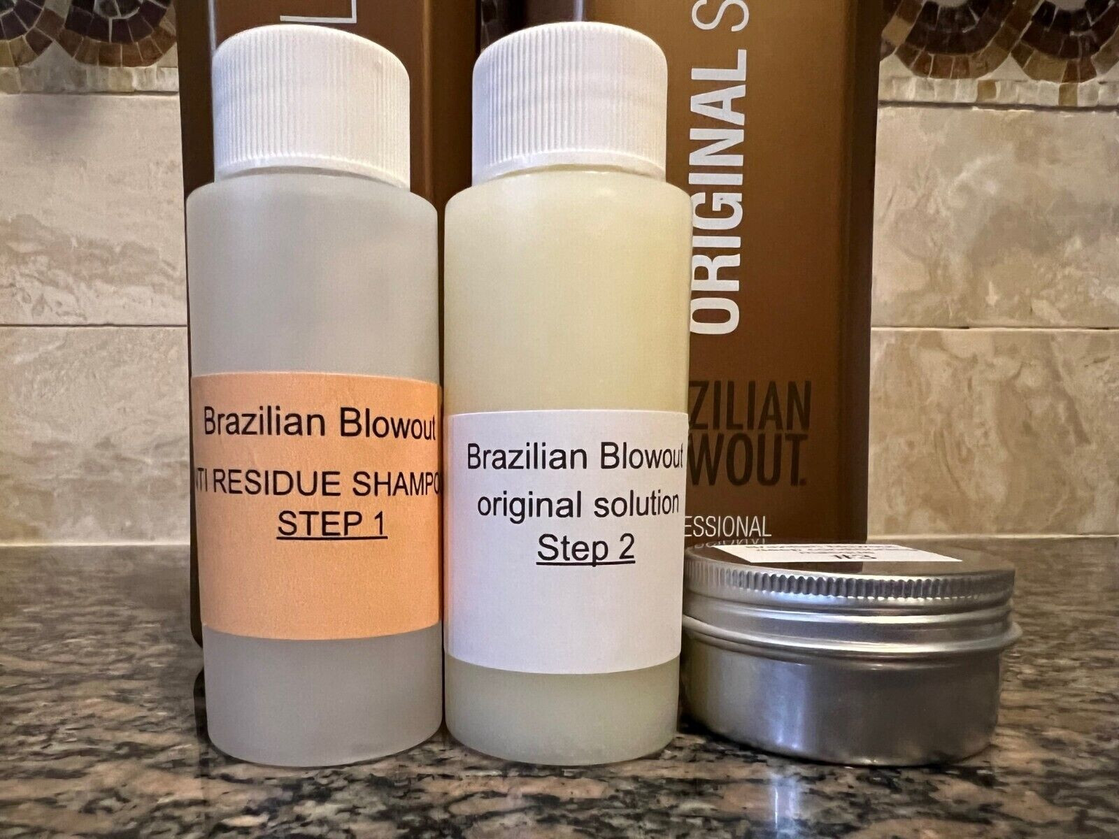 Brazilian Blowout kit 2oz original smoothing solution. With Instructions.