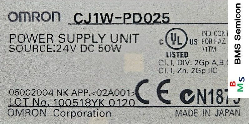 OMRON Programmable Logic Control ASSY CJ1M CPU12 etc..