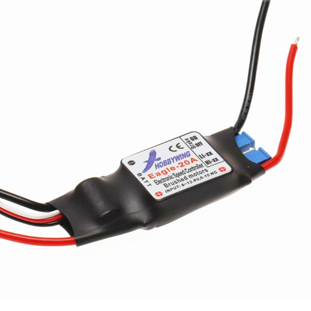 20A RC Airplane Plane Speed Controller ESC Brushed Motor For Hobbywing Eagle
