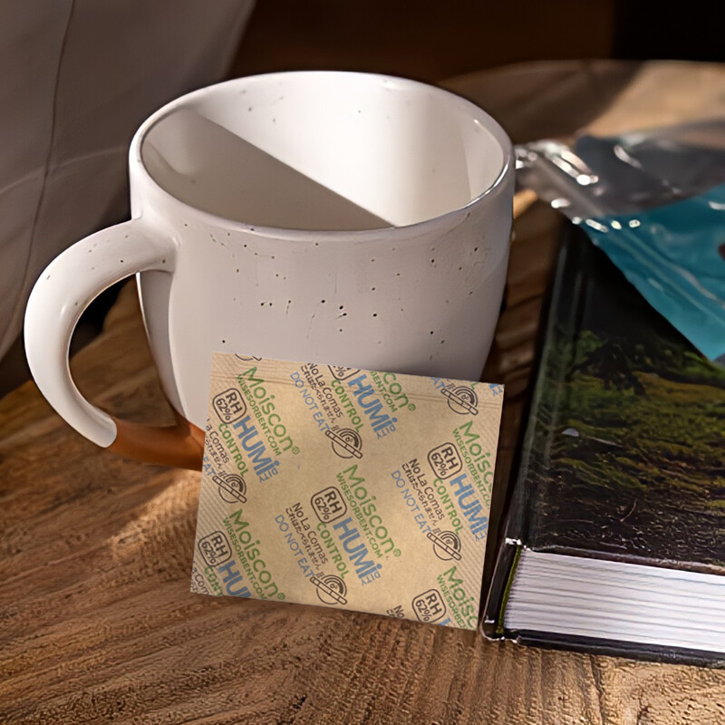 62% RH 8 Gram 2-Way Humidity Control Packs for Storing 1 oz Individually Wrapped