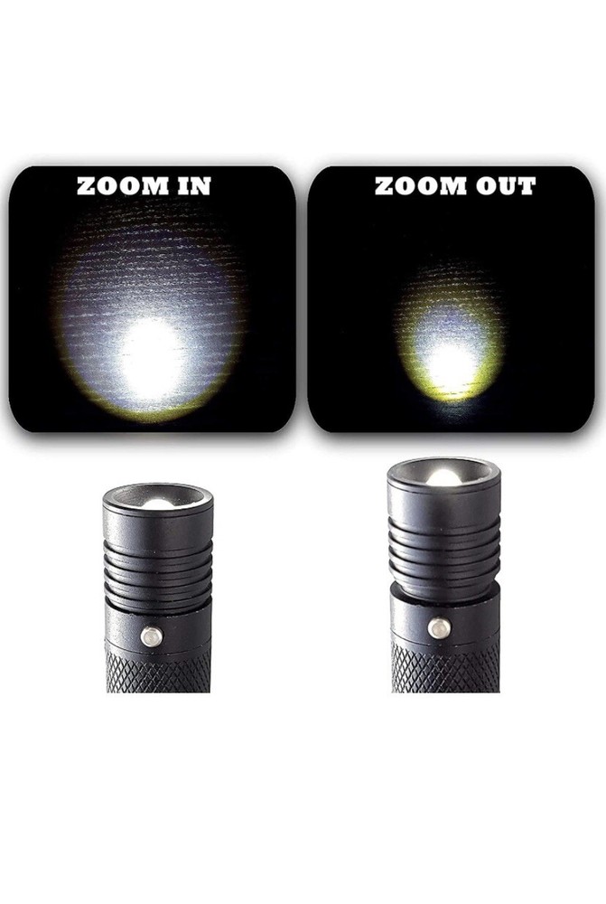 Multifunction Tac Pen Flashlight 9 in 1 Tool Kit Camping Compact Lightweight New