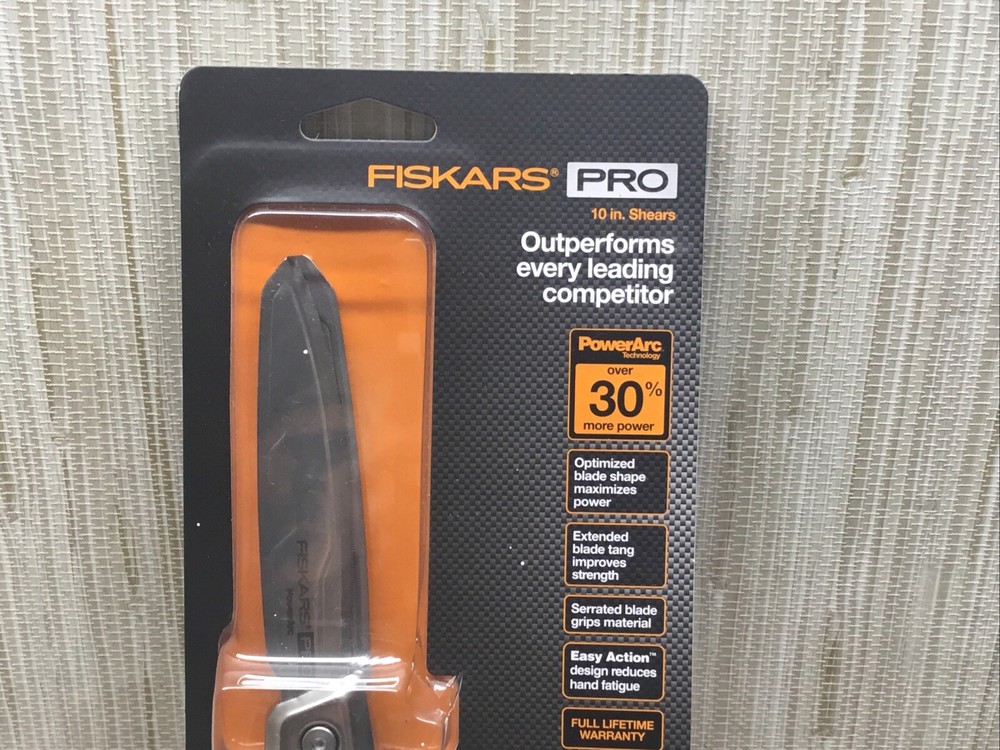 FISKARS #710160 PRO POWERARC SHEARS, 10"