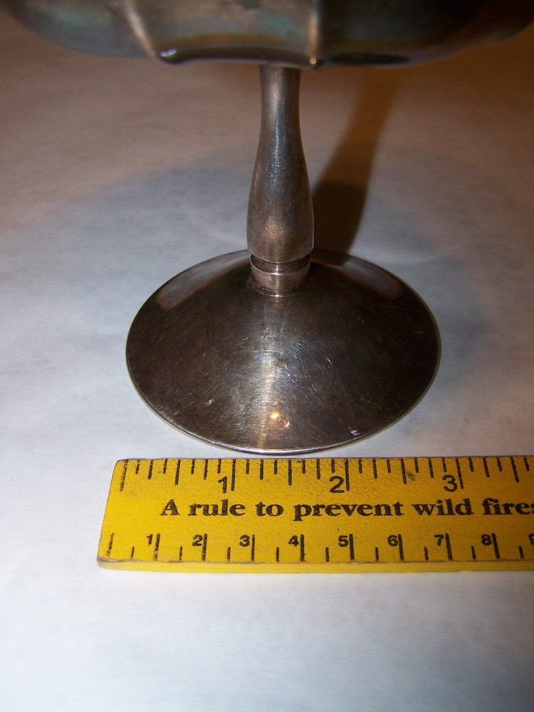 Chippendale International Silver Co Compote Candy/nut Dish Footed Silver plated