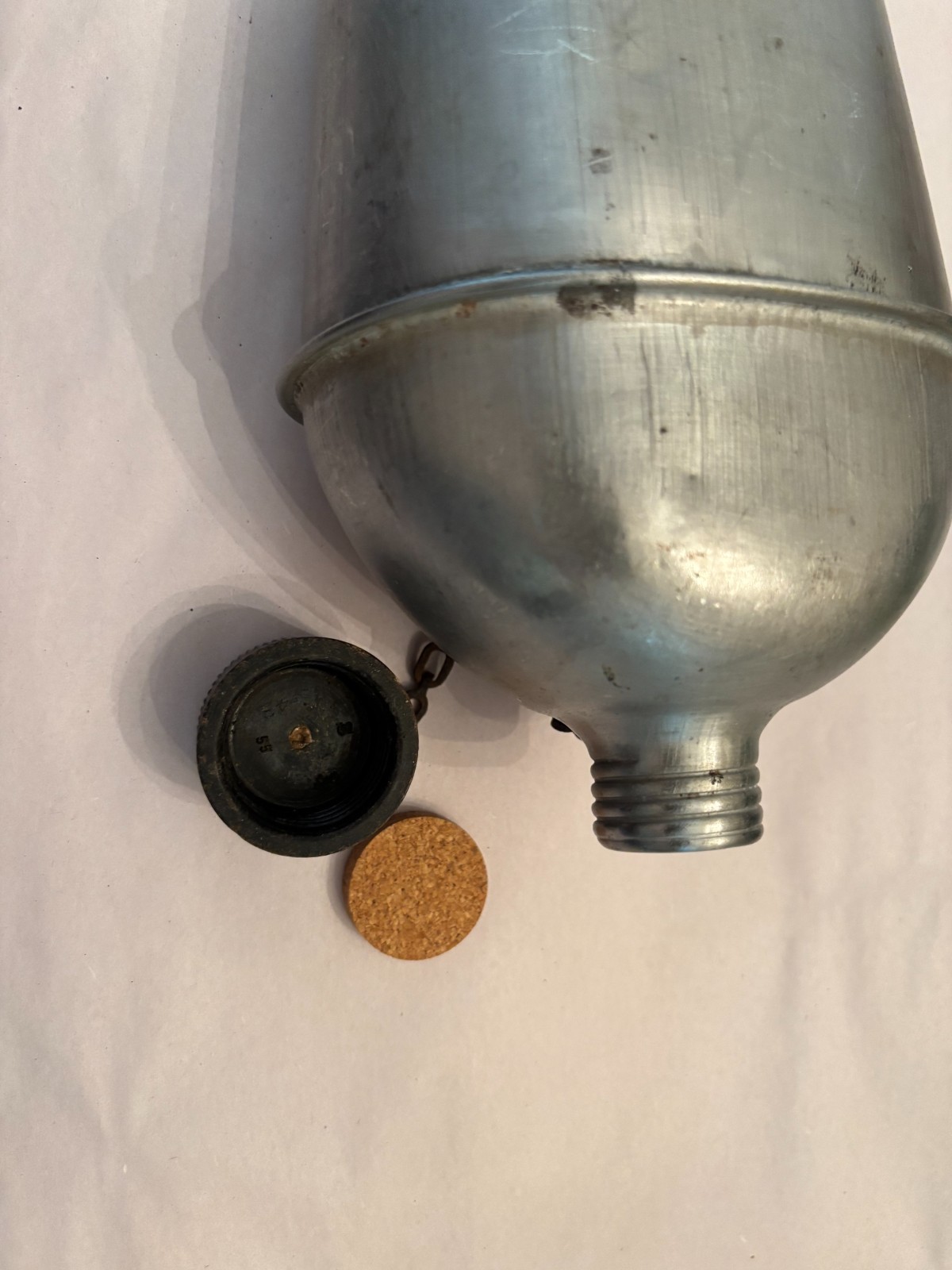 USGI Canteen Stainless Steel SMCO, includes new cork