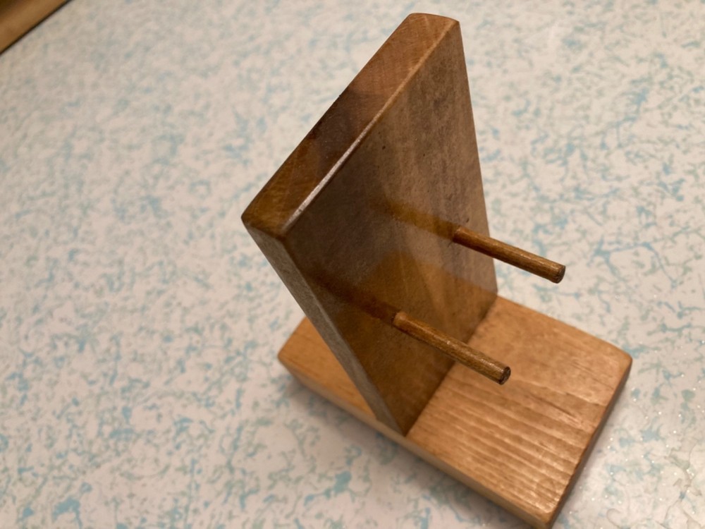Shaving Brush Stand for Two Brushes